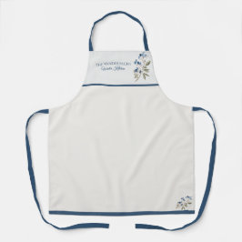 Delantal Winter Watercolor 