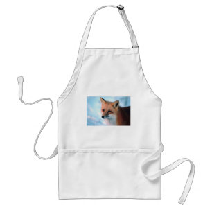 Delantal Winter Wildlife Red Fox