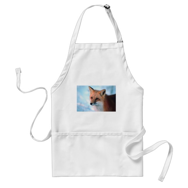 Delantal Winter Wildlife Red Fox (Frente)