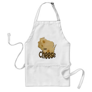 Delantal Wisconsin dice Apron queso