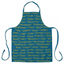 Wisconsin Words Apron