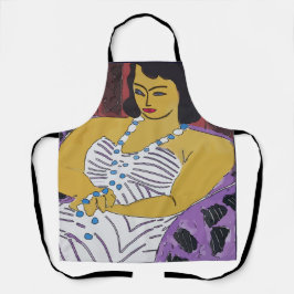 Delantal Woman and Wine Design agregar texto, Apron