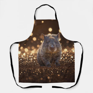 Delantal Wombat, Bebé Marrón, En Bliss De Bokeh Marrón,
