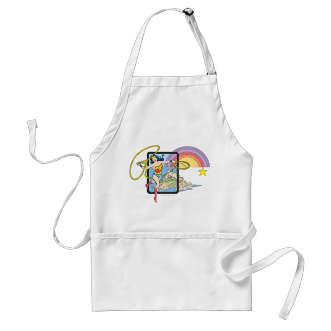Delantal Wonwoman Rainbow (Frente)