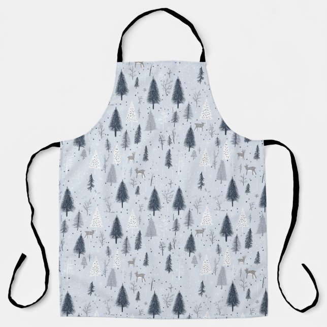 Delantal Woodland de invierno escandinavo (Anverso)