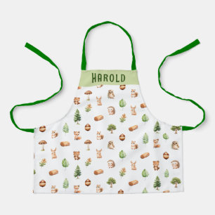 Delantal Woodland infantil personalizado
