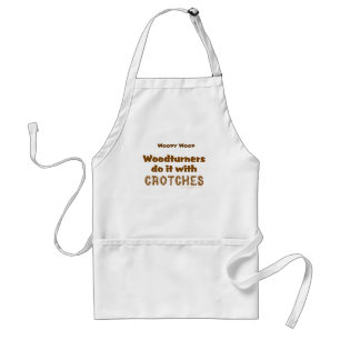 Delantal Woodturners divertido lo hace con las entrepiernas