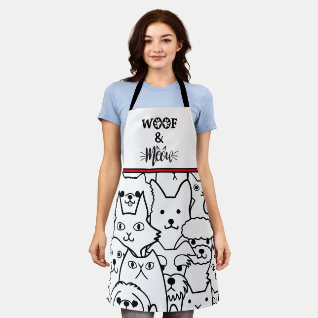 Delantal Woof & Meow Apron (Gastado)