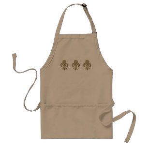 Delantal Worn Fleur De Lis