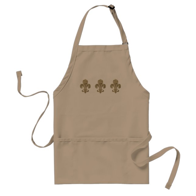 Delantal Worn Fleur De Lis (Frente)