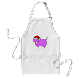 Delantal Xmas Hippo Apron