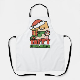 Delantal Yappy Howlidays - Personalizado de perros Navidade
