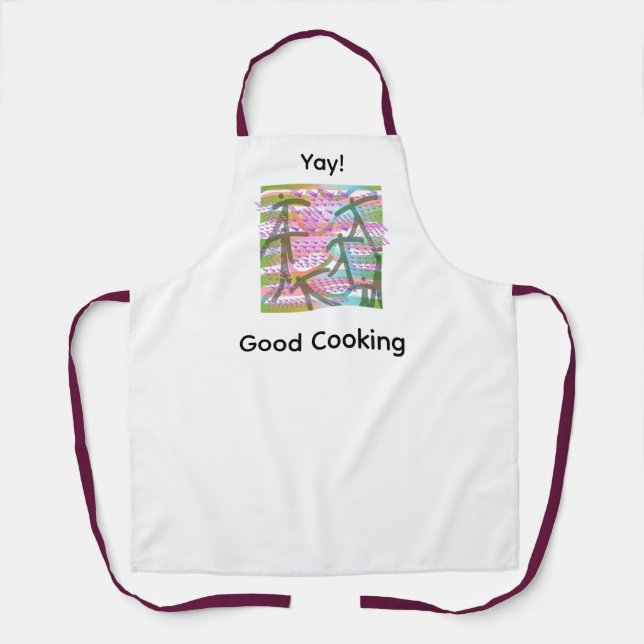 Delantal ¡Yay! Buena cocina (Anverso)