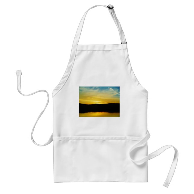Delantal Yellow Mt Lake Sunset (Frente)