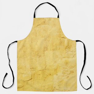 Delantal yeso texturizado abstracto amarillo claro en la pa