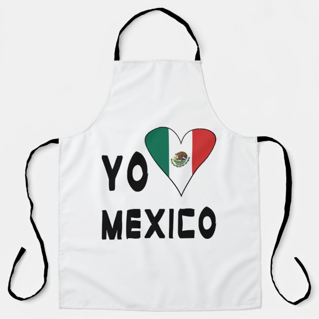 Delantal Yo Amo México (Anverso)