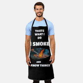 Delantal Yo fumo carne
