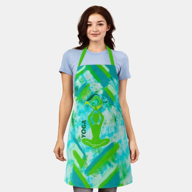 Delantal YOGA APRON, regalo de cocina (Gastado)