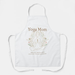 Delantal Yoga Mamá Respirando a Través de la Maternidad