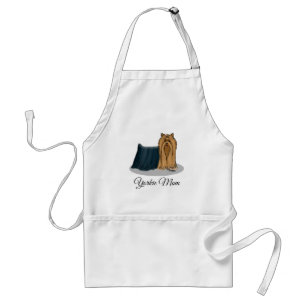 Delantal Yorkie Mom (Yorkshire Terrier Mom) Cute Dog Mom