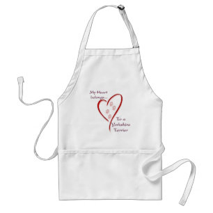 Delantal Yorkshire Terrier Heart Pertenece