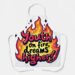 Delantal Youth motivational quote