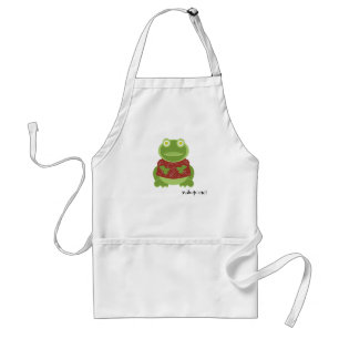 Delantal yuletoad en la cocina