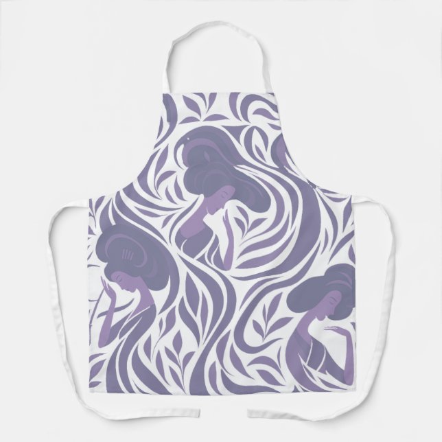 Delantal Yumeji Hirado Woman Apron – Taisho Romance Design (Anverso)