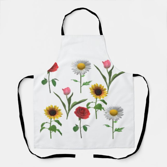 Delantal Zazzle Tile cerámico 4.25" x 4.25, pequeño (Anverso)