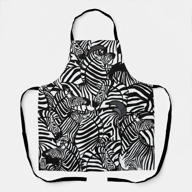 Delantal Zebra Apron (Anverso)