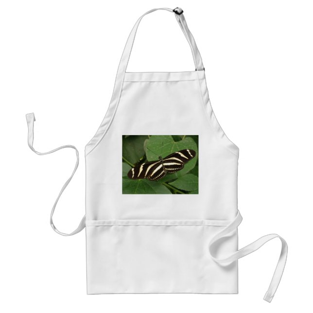 Delantal Zebra Longwing Butterfly Apron (Frente)