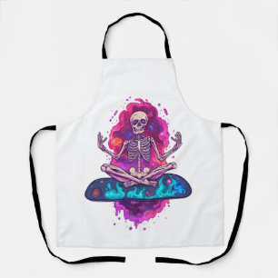 Delantal Zen hasta el hueso � Esqueleto de Yoga Espacial Di