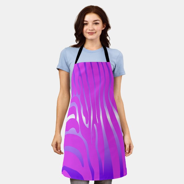 Delantal Zesty Zebra Pink Apron (Gastado)
