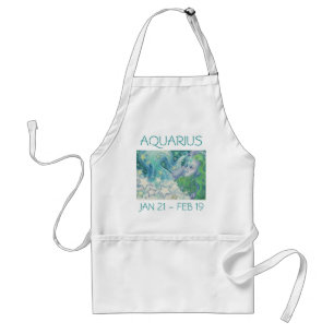 Delantal Zodiac Aquarius apron