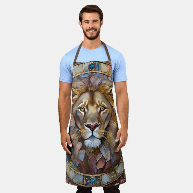 Delantal Zodiac - Leo el León (Gastado)