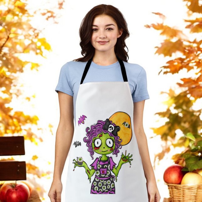 Delantal Zombie Cook Creepy Halloween (Subido por el creador)
