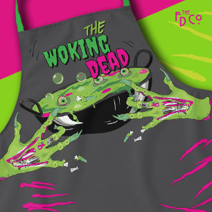 Delantal Zombie Eyeball Poppin’ Funky Funny Woking Dead Pun