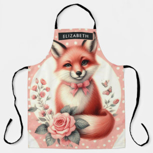 Delantal Zorro de bebé floral