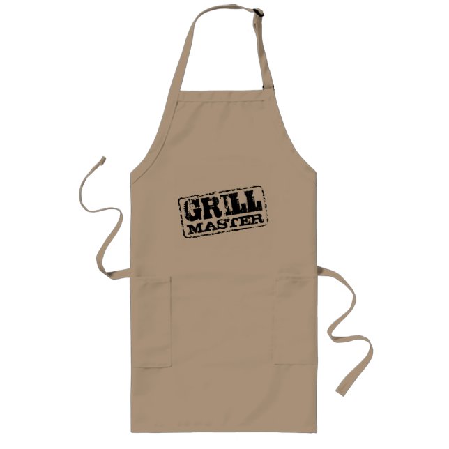 Delantales BBQ para hombres master a la parrilla | (Frente)
