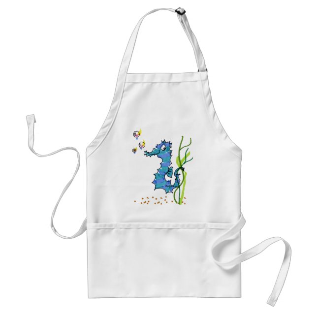 Delantales blancos del bolsillo de los cocineros (Frente)