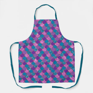 Delantales con Diseño de Sirena Brillante para Muj