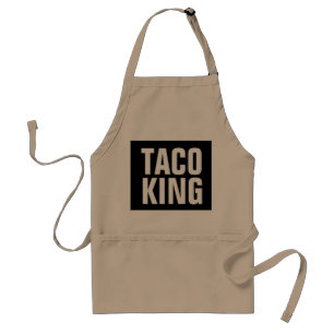 Delantales del REY cocina del TACO