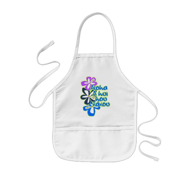 Delantales para niños Pokii Flower Kid (Frente)