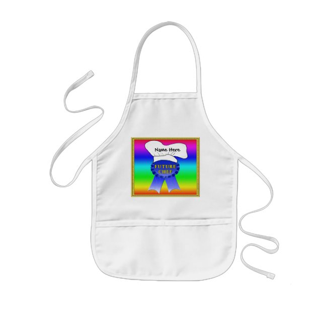Delantales PERSONALIZADOS de los muchachos y de (Frente)