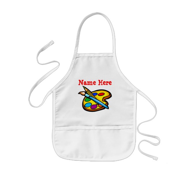 Delantales personalizados del arte para los niños (Frente)