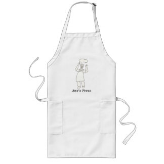 Delantales personalizados del cocinero de la pizza