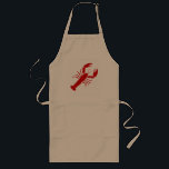 Delantales rojos de la langosta para el beige de<br><div class="desc">Delantales rojos de la langosta para el beige de los hombres el |. Idea perfecta del regalo para el cocinero de los mariscos. Utilícelos para cocinar o asar a la parrilla los crustáceos en casa o el restaurante. Delantales del Bbq para los hombres.</div>