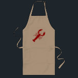 Delantales rojos de la langosta para el beige de<br><div class="desc">Delantales rojos de la langosta para el beige de los hombres el |. Idea perfecta del regalo para el cocinero de los mariscos. Utilícelos para cocinar o asar a la parrilla los crustáceos en casa o el restaurante. Delantales del Bbq para los hombres.</div>