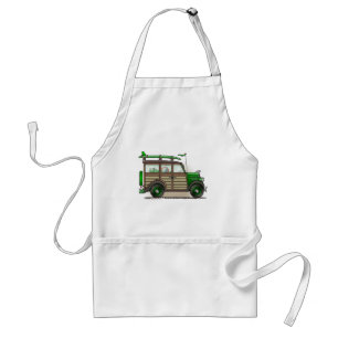 Delantales verdes del carro de Woody