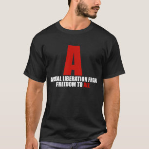 Delantera de la camisa animal de la liberación